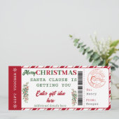 Kerstcadeaubon | Kerstcoupon (Staand voorkant)