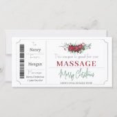 Kerstcadeaubon sjabloon (Voorkant)