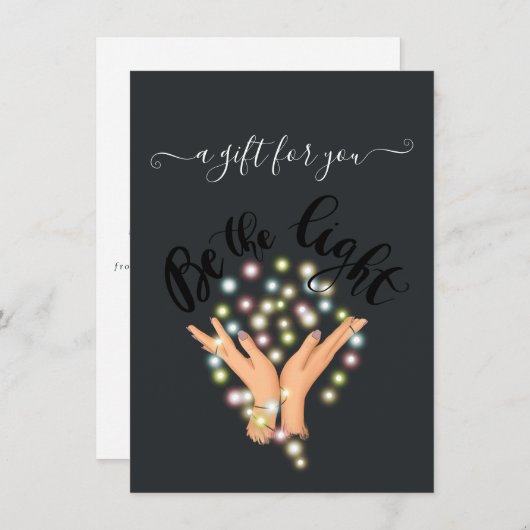 Kerstcadeaubon voor bedrijven (Voorkant / Achterkant)