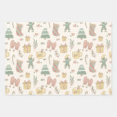 kerstcadeaubonade inpakpapier vel (Voorkant 3)