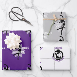 kerstcadeaubonballetthema HAMbyWG Inpakpapier Vel