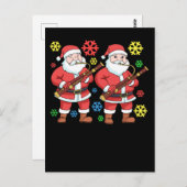 kerstcadeaubonist Mannen Orchestra Briefkaart (Voorkant / Achterkant)