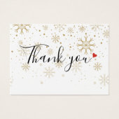 kerstcadeaubonnen visitekaartje (Voorkant)