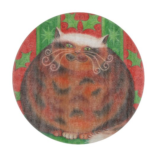 kerstcadeaubord snijplank (Voorkant)
