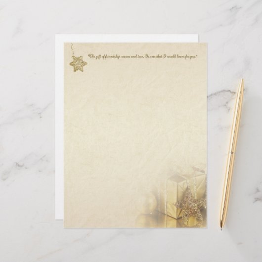 kerstcadeaudoos (Voorkant / Achterkant in situ)