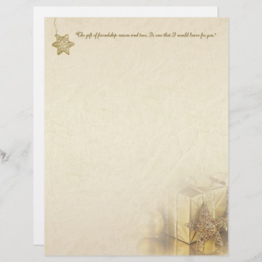 kerstcadeaudoos (Voorkant / Achterkant)