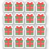 Kerstcadeaudoos Vakantiedecoratie Bujo Planner Sticker (Voorkant)