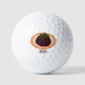 kerstcadeauillustratie cartoon golfballen (Voorkant)