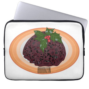 kerstcadeauillustratie cartoon laptop sleeve