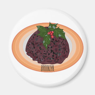 kerstcadeauillustratie cartoon magneet