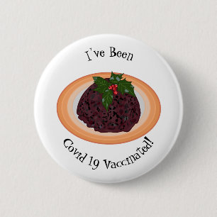 kerstcadeauillustratie cartoon ronde button 5,7 cm
