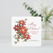 kerstcadeaukaart feestdagenkaart (Staand voorkant)