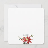 kerstcadeaukaart feestdagenkaart (Achterkant)