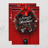 kerstcadeaukaart feestdagenkaart (Voorkant / Achterkant)