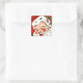 kerstcadeaukerstkerstkerstkerstkerstman vierkante sticker (Tas)