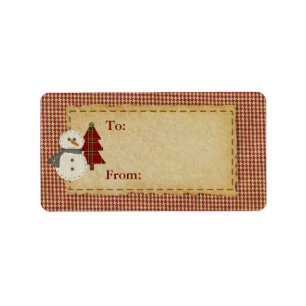 kerstcadeaulabel bekijken etiket