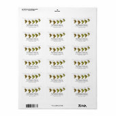 kerstcadeaulabel etiket (Full Sheet)