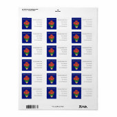 kerstcadeaulabel etiket (Full Sheet)