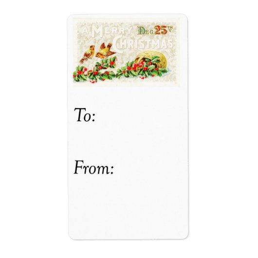  kerstcadeauLabel Etiket (Voorkant)