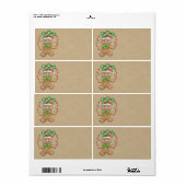 kerstcadeaulabels - groot etiket (Full Sheet)