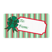 kerstcadeaulabels voor Label (Voorkant)