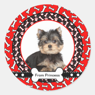 kerstcadeaulabels voor Label Cadeaus van Dog