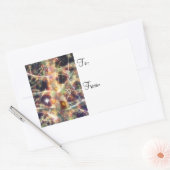 kerstcadeaulabels voor Treehouse Rechthoekige Sticker (Envelop)