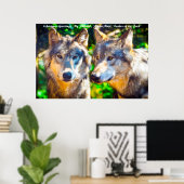 kerstcadeauleider van het pakket poster (Thuiskantoor)