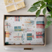  kerstcadeaupakketten tissuepapier (Geschenk)