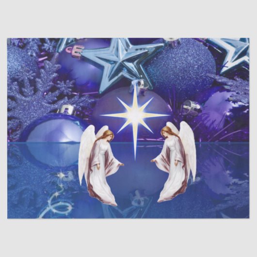 kerstcadeaupapier, Angel Tissuepapier (Voorkant)