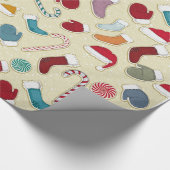 kerstcadeaupapier, cadeaupapier (Hoek)