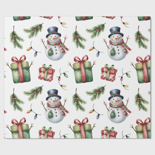 Kerstcadeaupapier Cadeaupapier (Vlak)