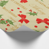 kerstcadeaupapier,  cadeaupapier (Hoek)