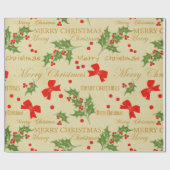 kerstcadeaupapier,  cadeaupapier (Vlak)