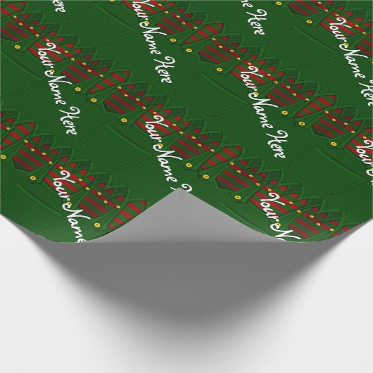 kerstcadeaupapier met Elfpo-cadeau Cadeaupapier (Hoek)