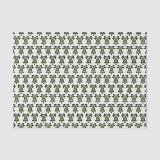 kerstcadeaupapier met groene kerstcadeaus tissuepapier (Voorkant)