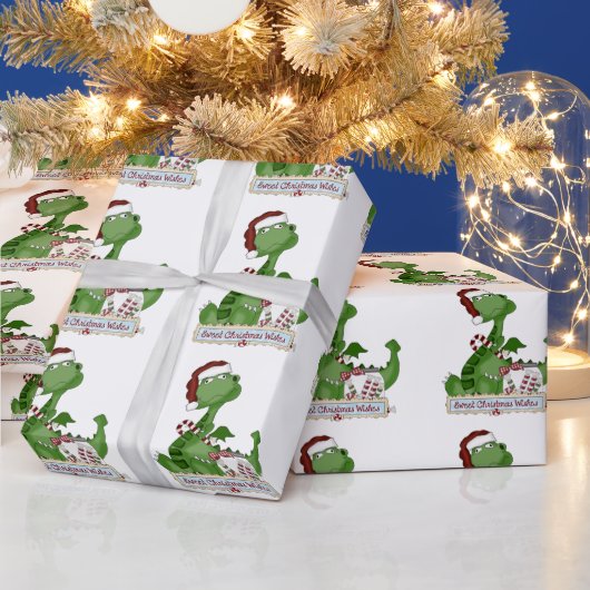 kerstcadeaupapier met kerstcadeaubon cadeaupapier (Feestdagen)
