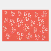 kerstcadeaupapier met Retro Groovy Inpakpapier Vel (Voorkant 2)