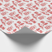kerstcadeaupapier | Rood Cadeaupapier (Hoek)