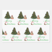 Kerstcadeaupapier Set Inpakpapier Vel (Voorkant 2)