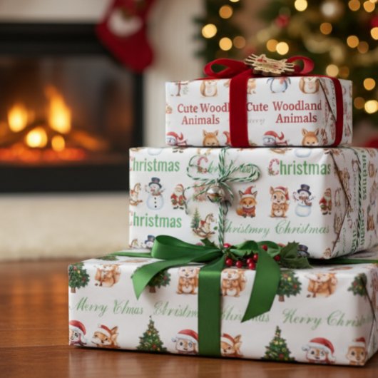Kerstcadeaupapier Set Inpakpapier Vel