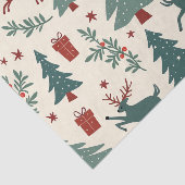 kerstcadeaupapier tissuepapier (Detail)