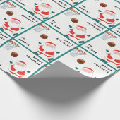 kerstcadeaupapier voor Basketball Cadeaupapier (Hoek)