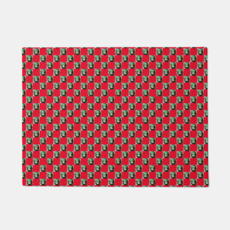 kerstcadeaupapier voor kerstmis in Cameo Pattern Deurmat