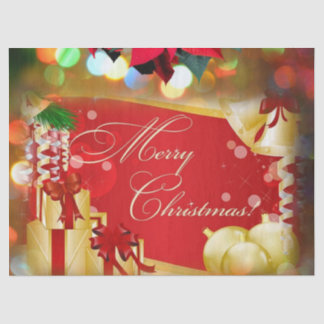 kerstcadeaupapier, vrolijk kerstfeest tissuepapier