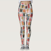 kerstcadeaupatroon leggings (Voorkant)