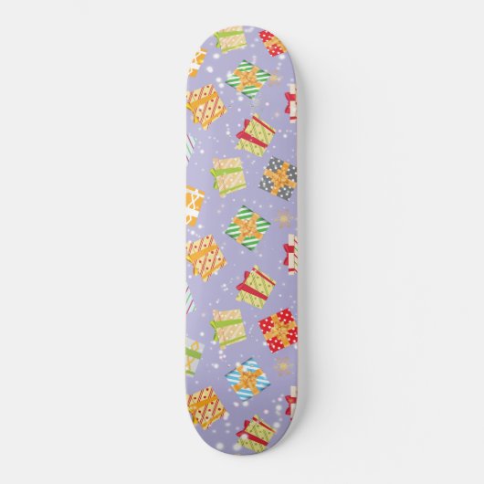 kerstcadeaupatroon skateboard (Voorkant)
