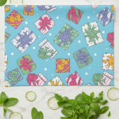 kerstcadeaupatroon theedoek (Gevouwen)