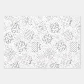 kerstcadeaus 3 inpakpapier vel (Voorkant)