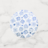 kerstcadeaus 6 confetti (Kleine voorkant)